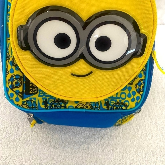 Minion The Rise of Gru Lunch Tote Kids Insulated Lunch Bag Pockets NWOT - Picture 11 of 11